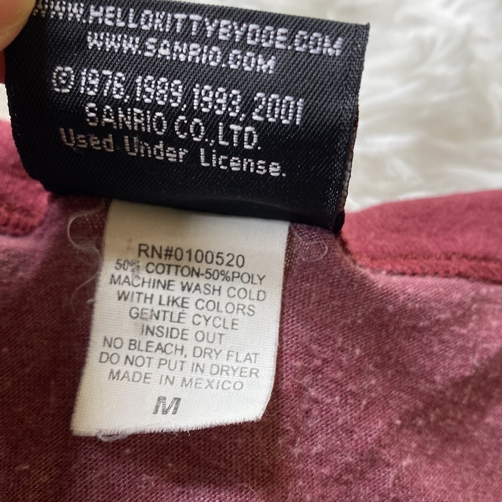 RARE Vintage Y2K Hello Kitty Shirt Sanrio Collection By Doc 2001 Juniors MED - Picture 5 of 6